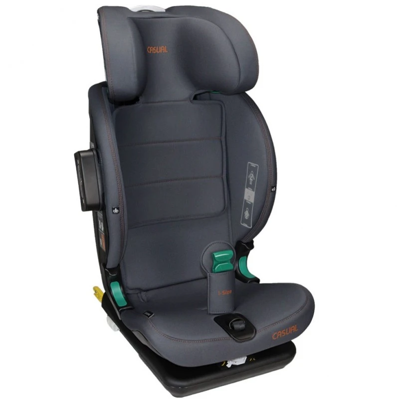 Столче за кола Casual Goldfix Pro, i-Size, isofix, 76 - 150 cм / 9 - 36 кг, Сив